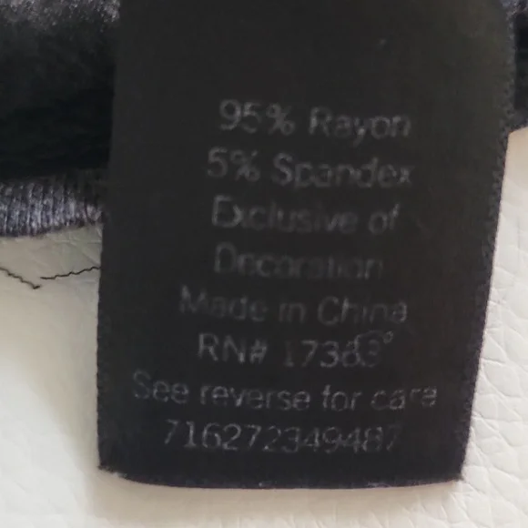 Women's Vera Wang Nightgown Black And Gray - Picture 11 of 13